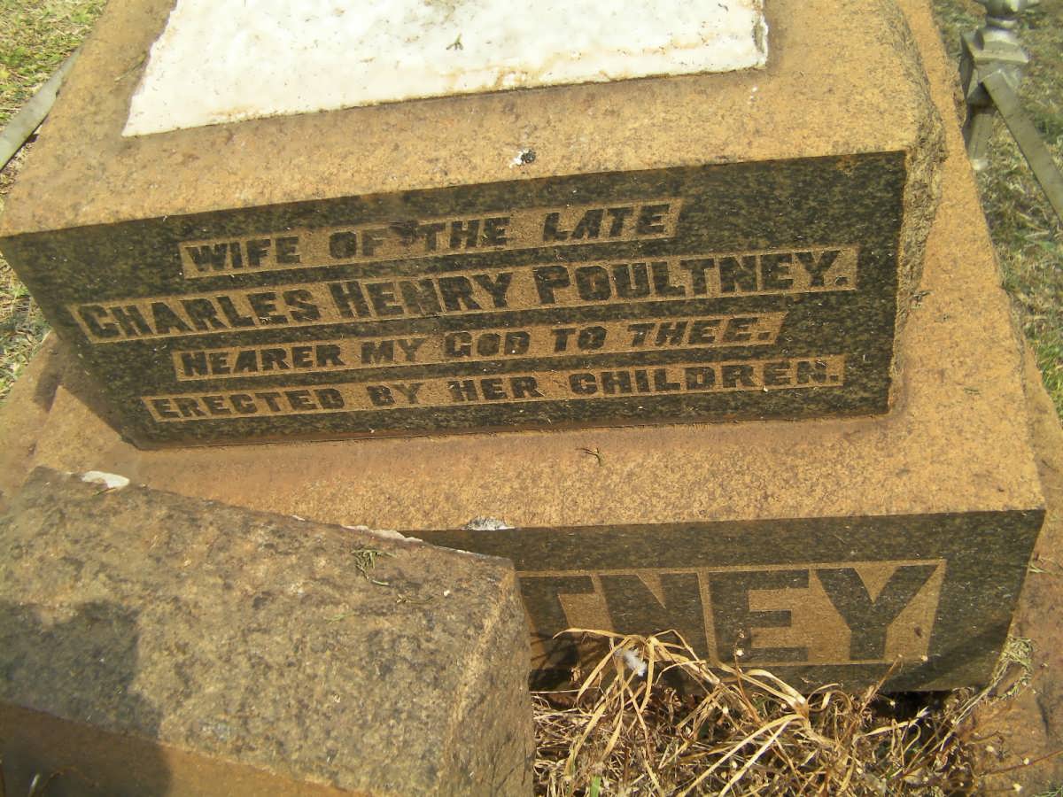 POULTNEY Adelaide F. -1929