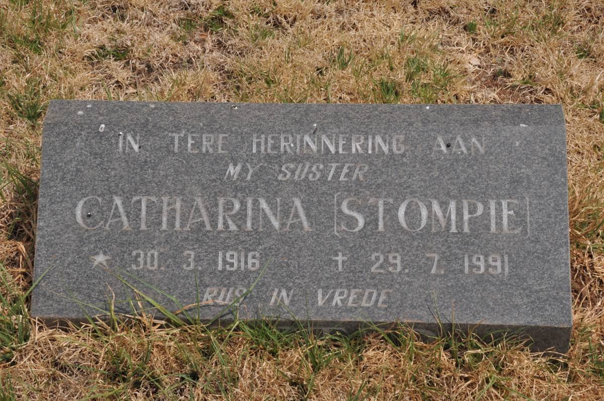 PUTTER Catharina 1916-1991
