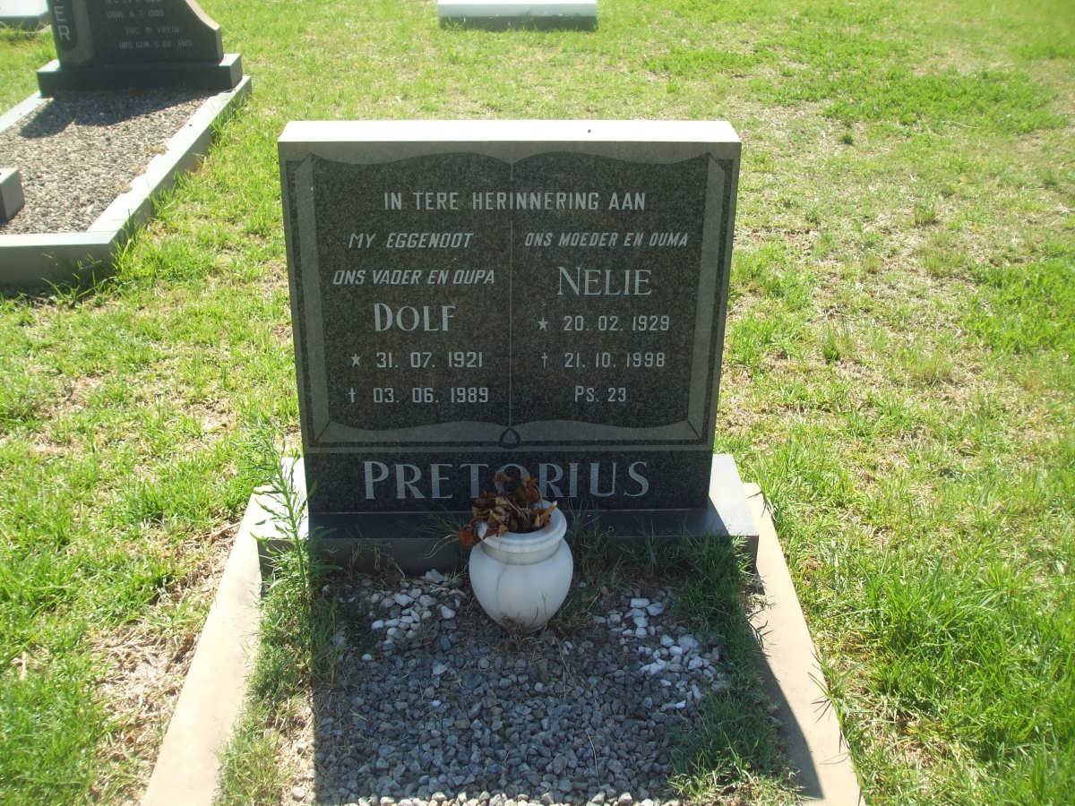 PRETORIUS Dolf 1921-1989 &amp; Nelie 1929-1998