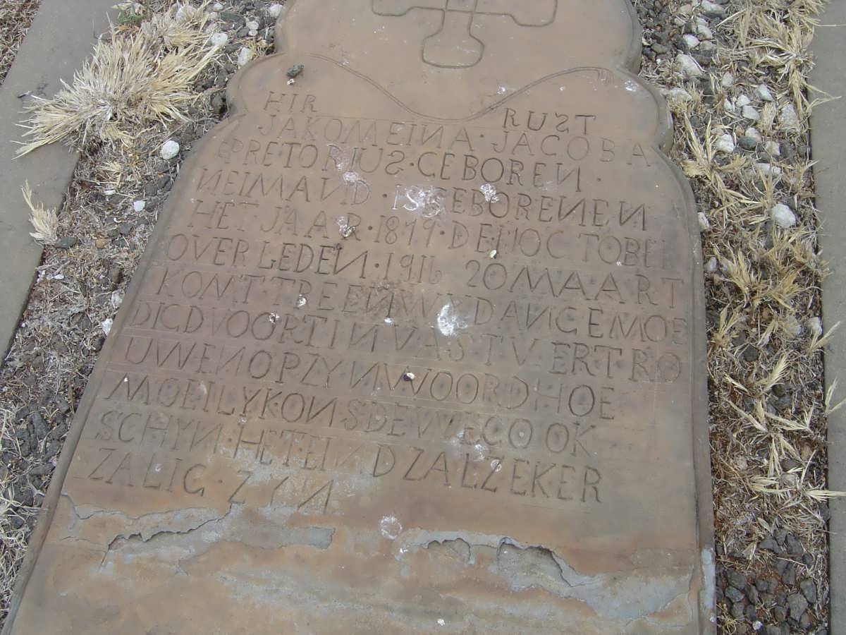 PRETORIUS Jakomeina Jacoba nee NEIMAND 1819-1916