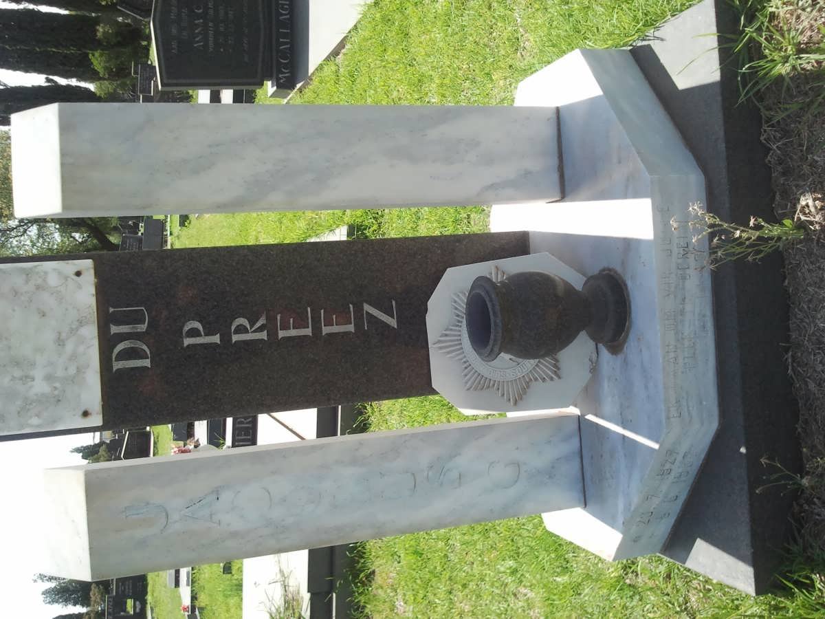 PREEZ Jacobus G., du 1927-19?7