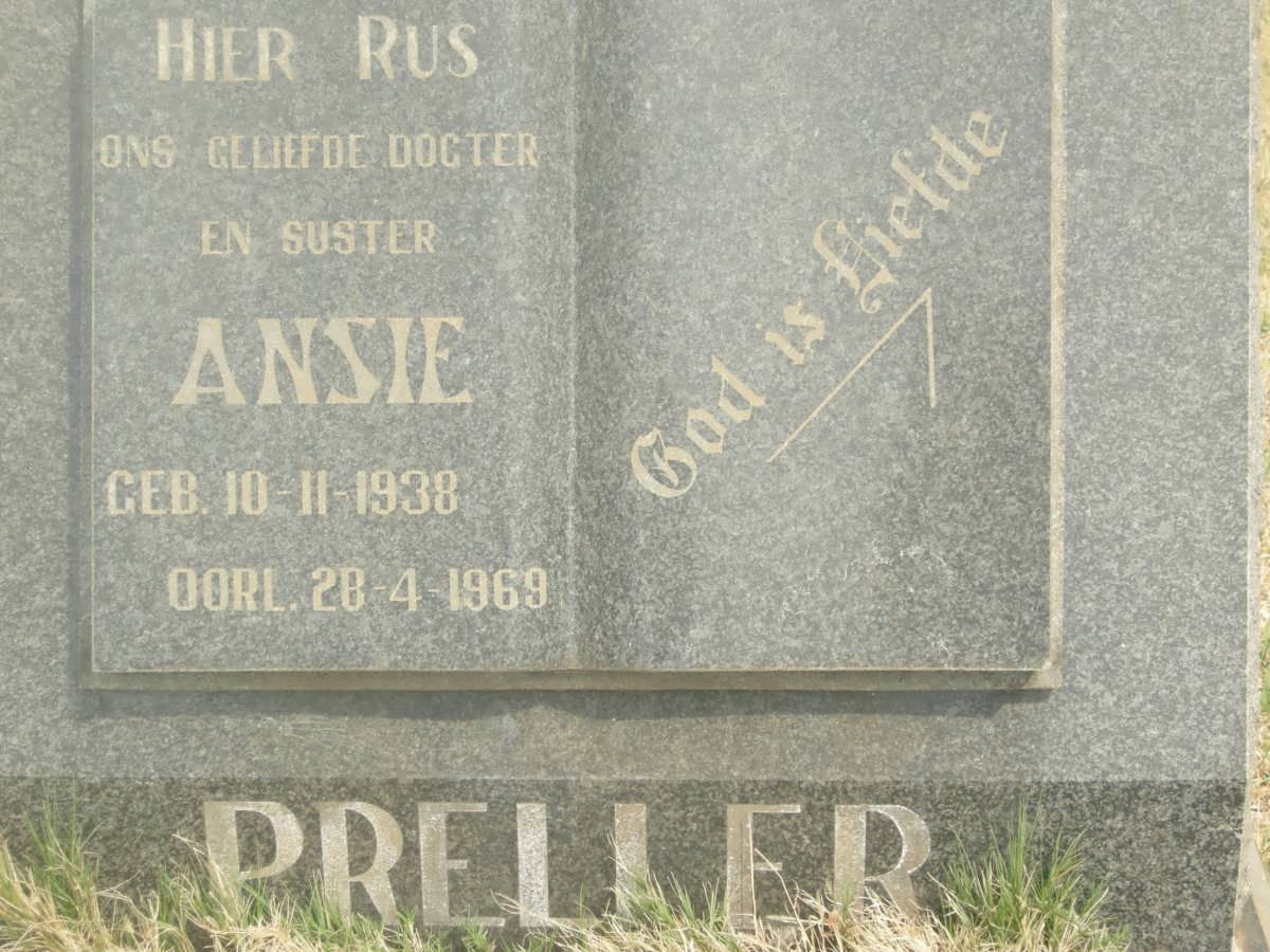 PRELLER Ansie 1938-1969