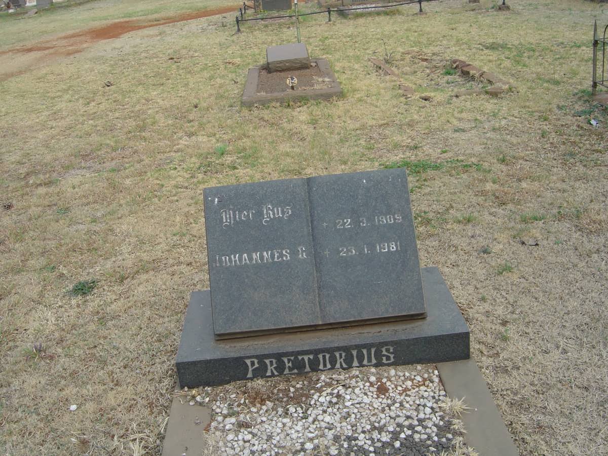 PRETORIUS Johannes G. 1909-1981