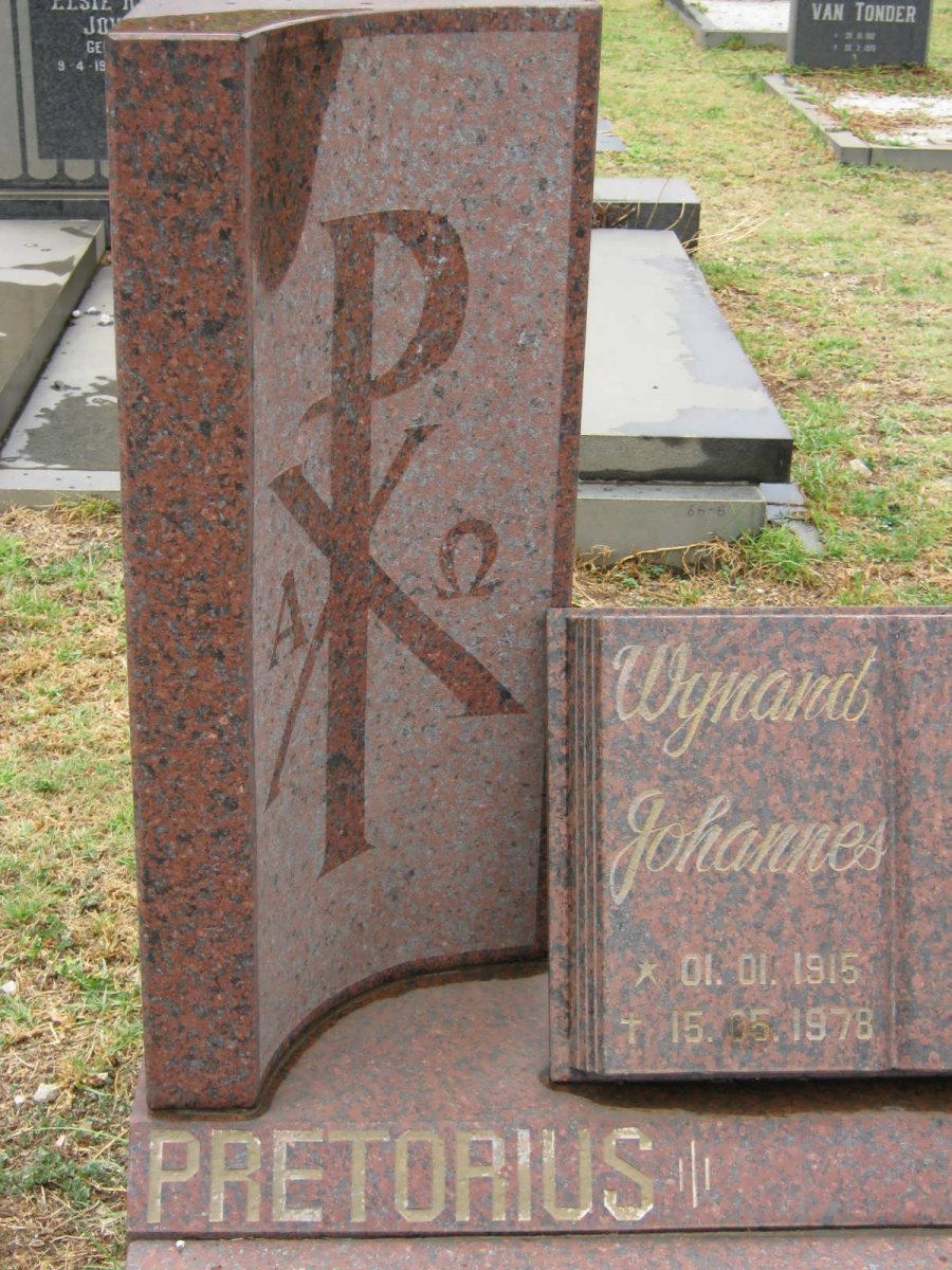 PRETORIUS Wynand Johannes 1915-1978