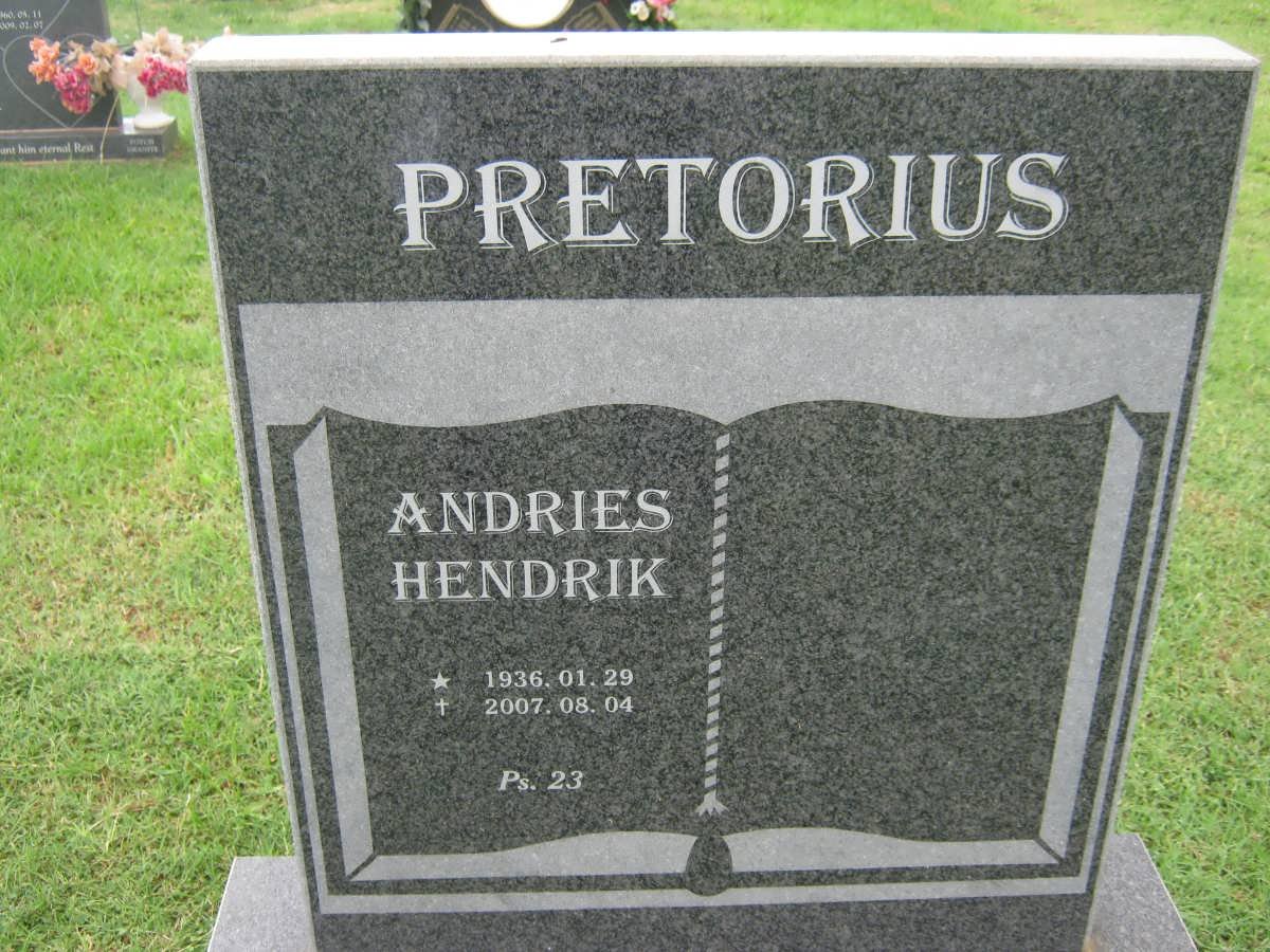 PRETORIUS Andries Hendrik 1936-2007