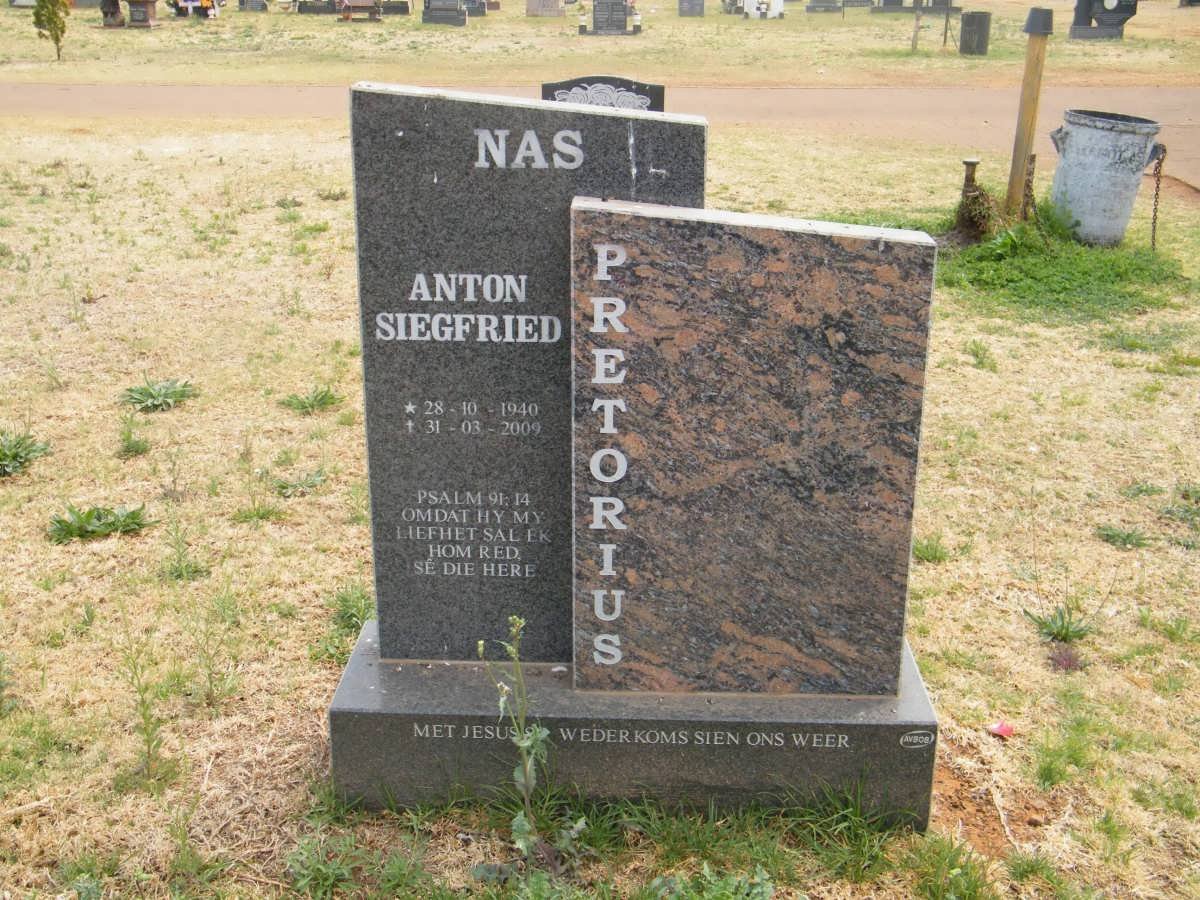 PRETORIUS Anton Siegfried 1940-2009