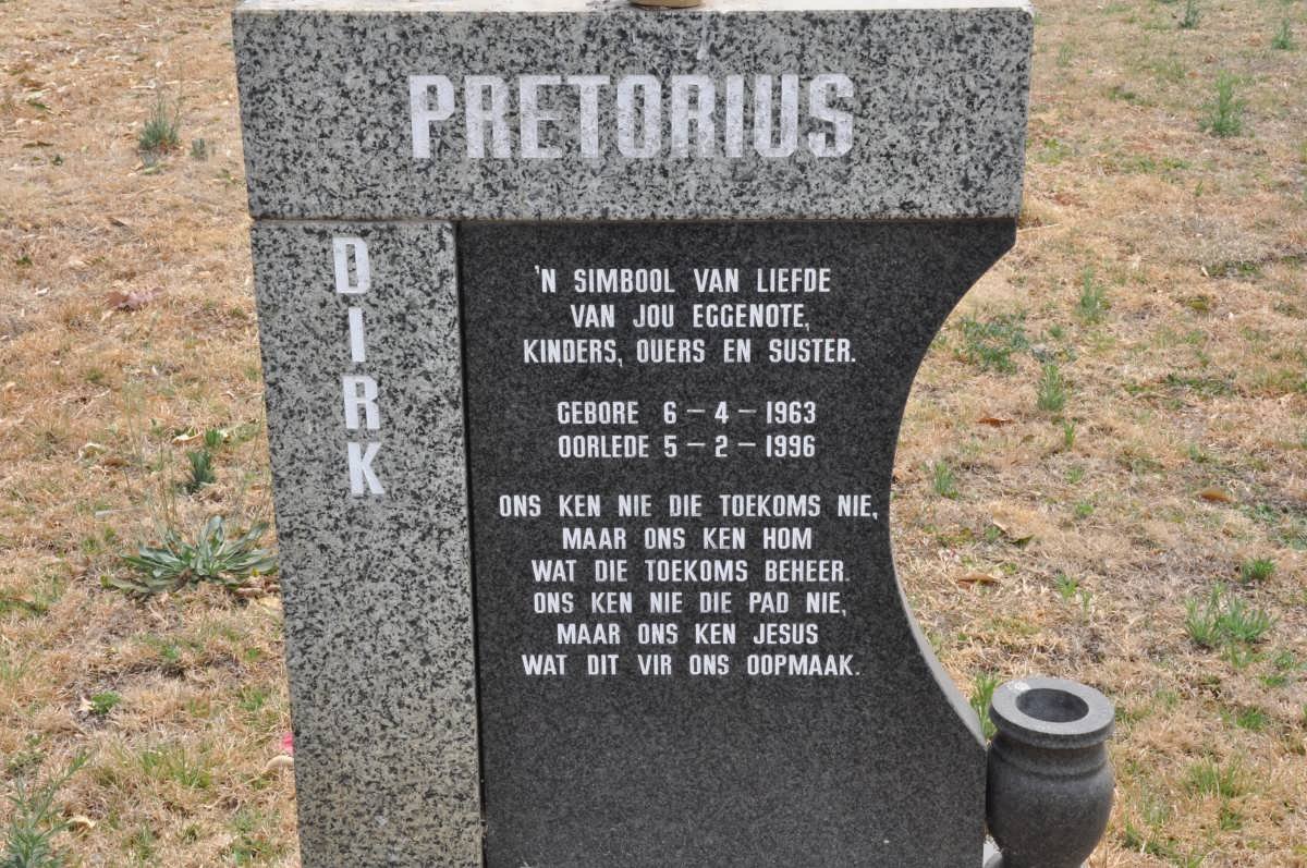 PRETORIUS Dirk 1963-1996