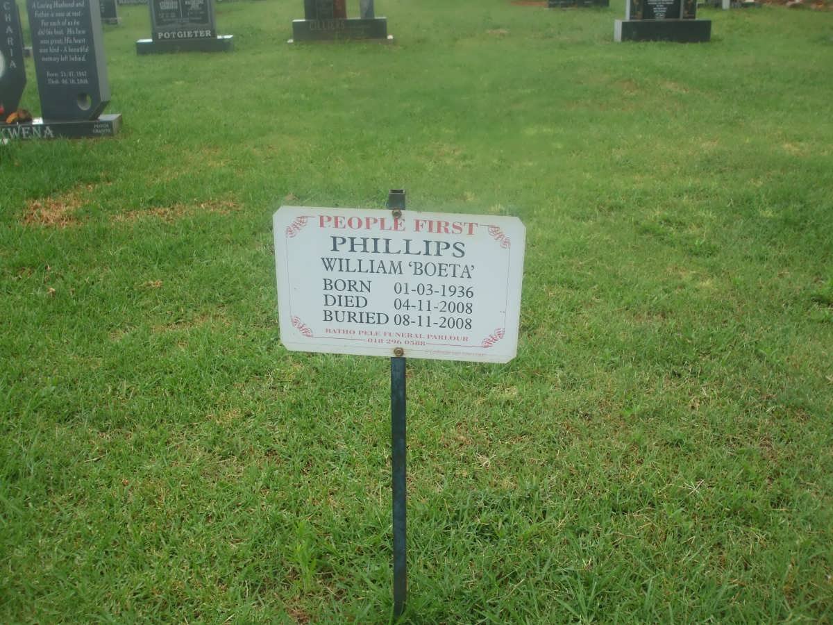 PHILLIPS William 1936-2008