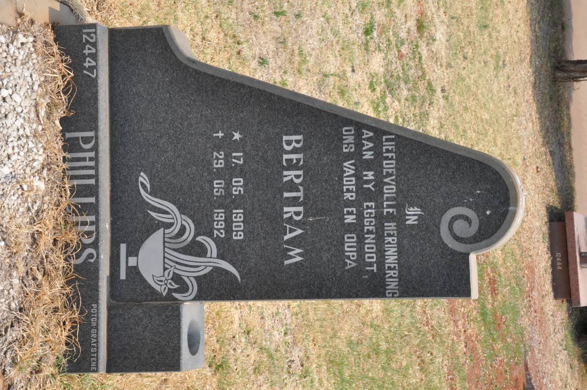 PHILLIPS Bertram 1909-1992