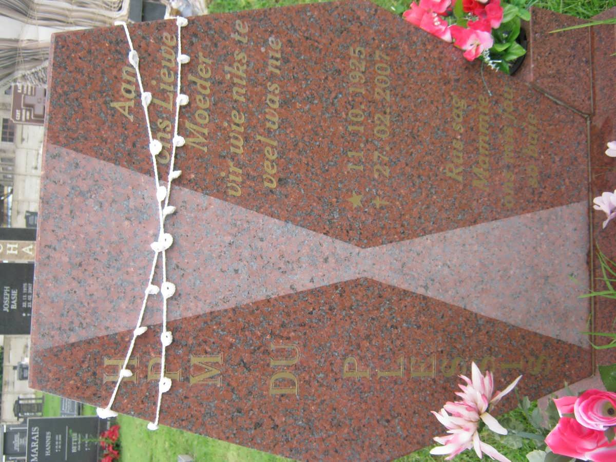 PLESSIS H.P.M., du 1925-2007