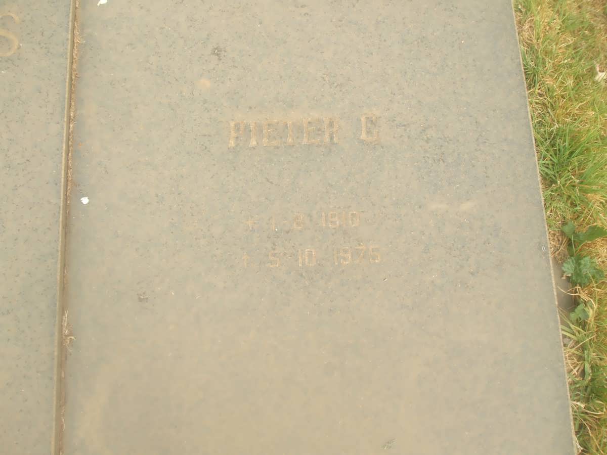 PLESSIS Pieter G., du 1910-1975