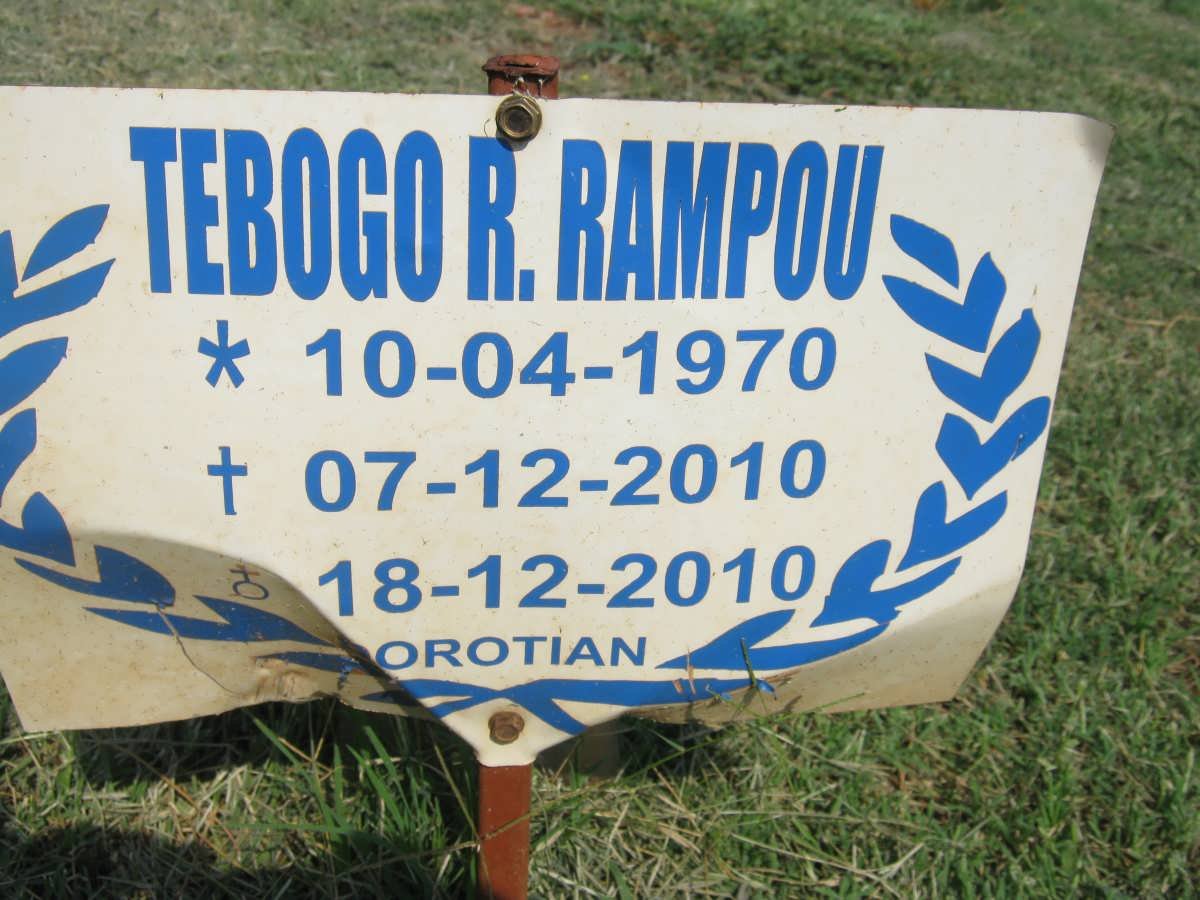 RAMPOU Tebogo R. 1970-2010