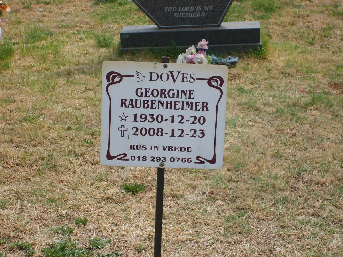 RAUBENHEIMER Georgine 1930-2008