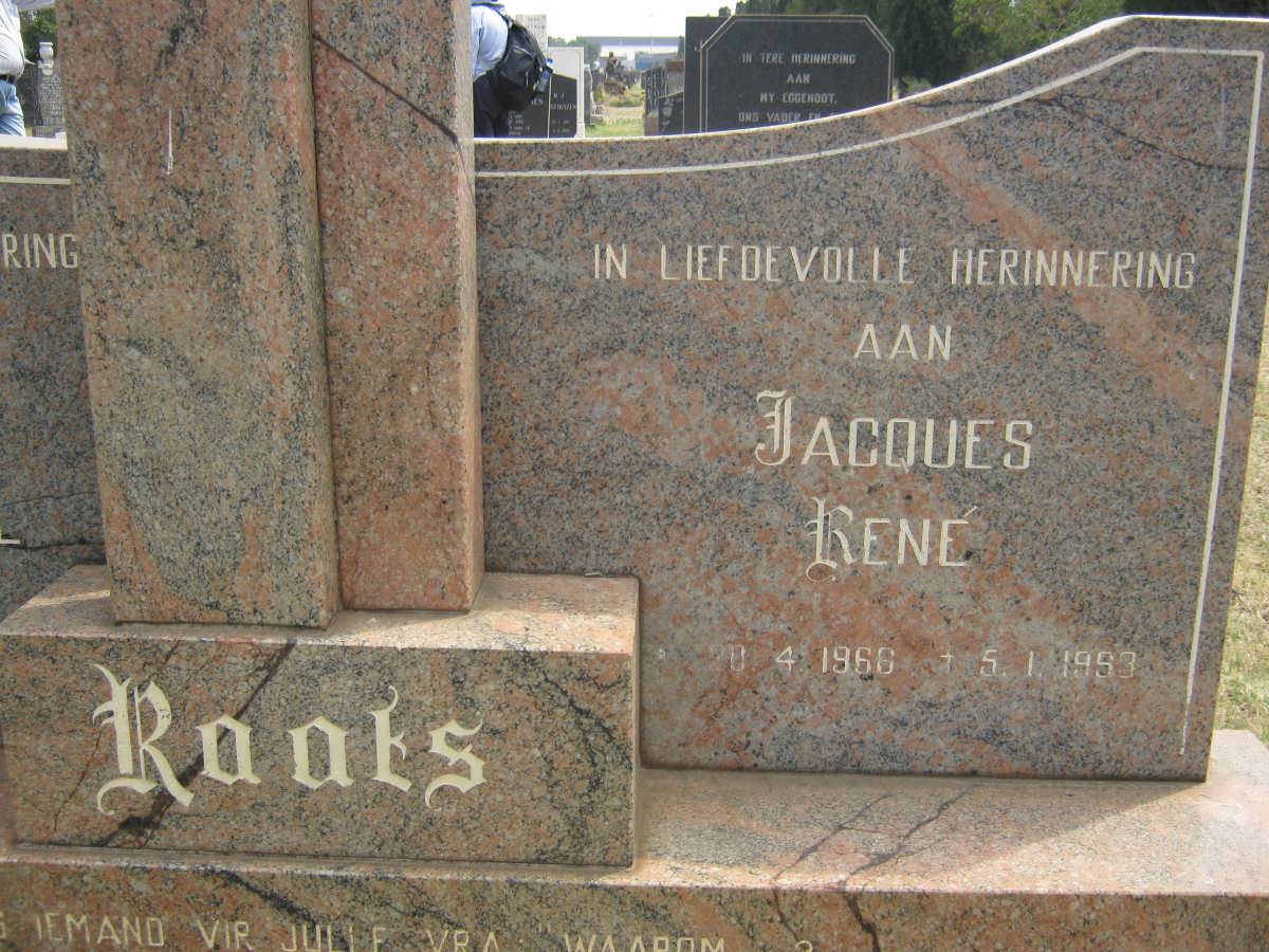 RAATS Jacques Rene 1966-1993