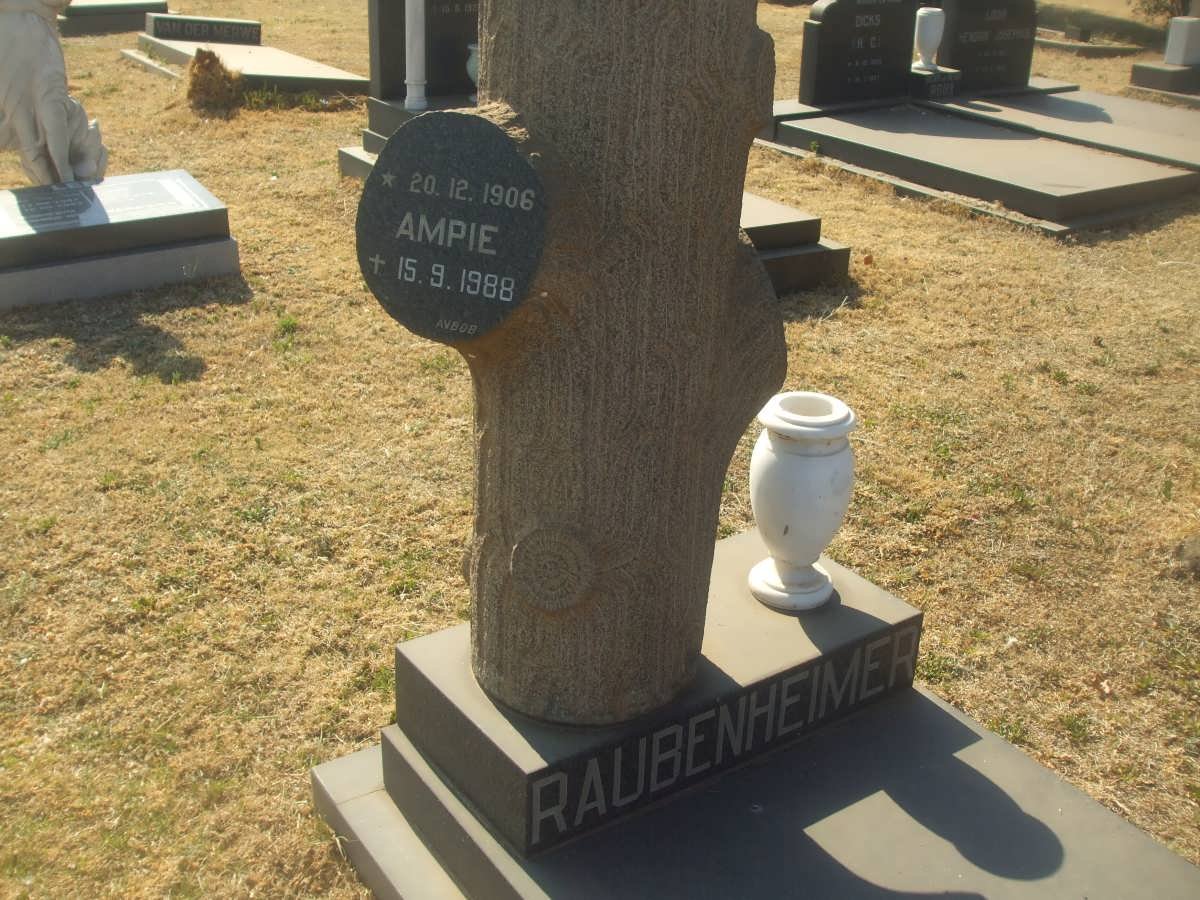 RAUBENHEIMER Ampie 1906-1988