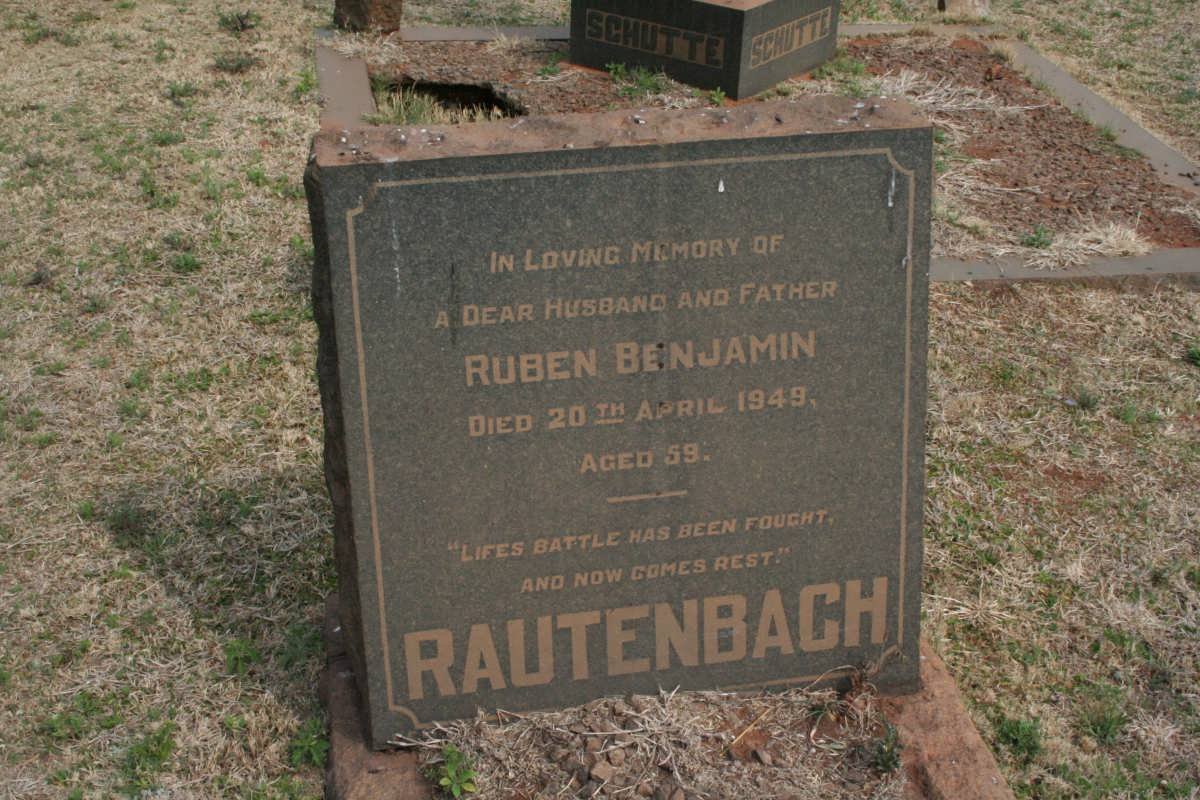 RAUTENBACH Ruben Benjamin -1949