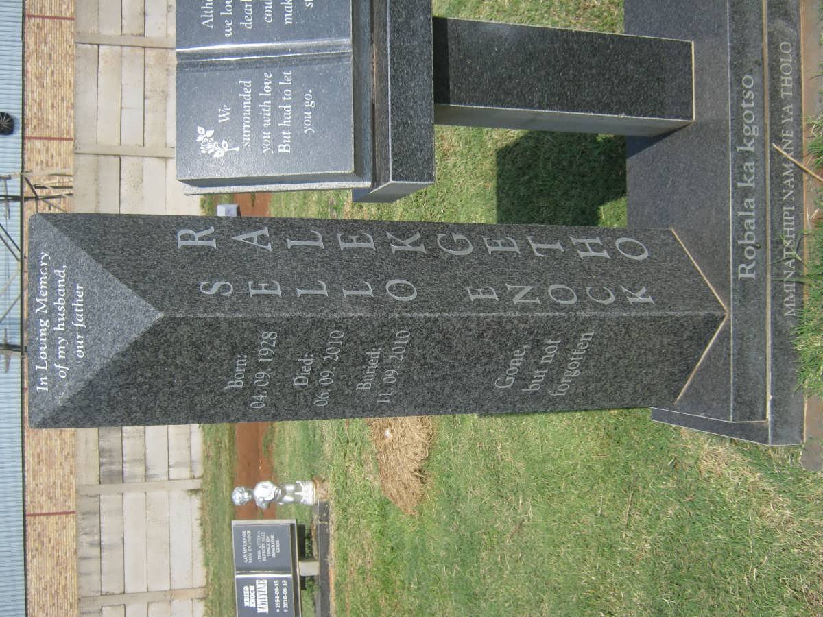 RALEKGETHO Sello Enock 1928-2010