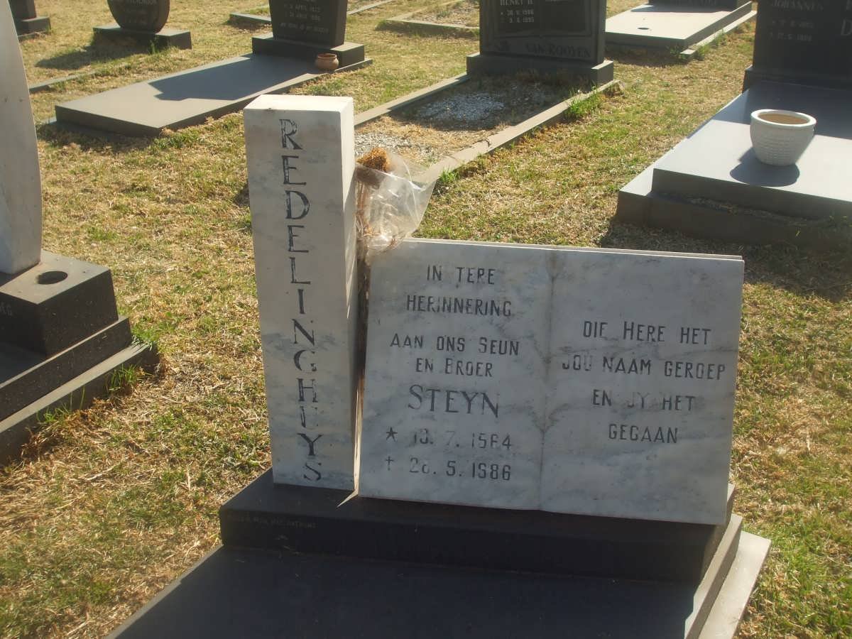 REDELINGHUYS Steyn 1964-1986