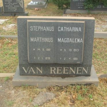 REENEN Stephanus Marthinus, van 1912-1979 &amp; Catharina Magdalena 1913-1991