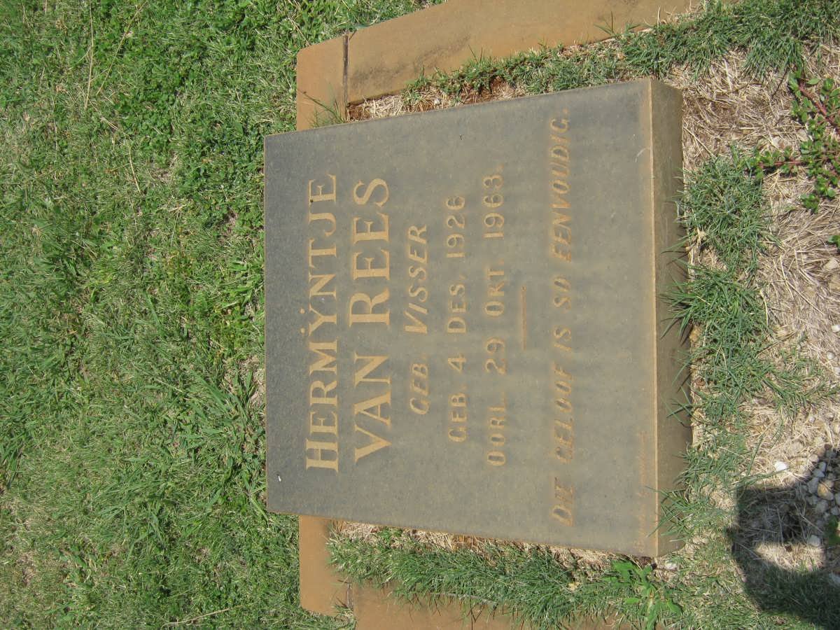 REES Hermÿntje, van nee VISSER 1926-1963