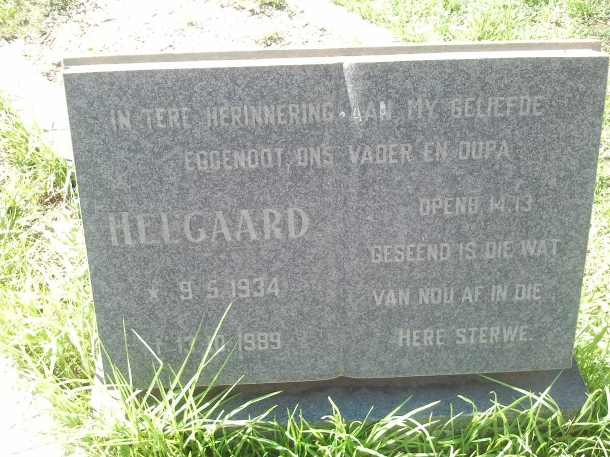 RENSBURG Helgaard. J. van 1934-1989
