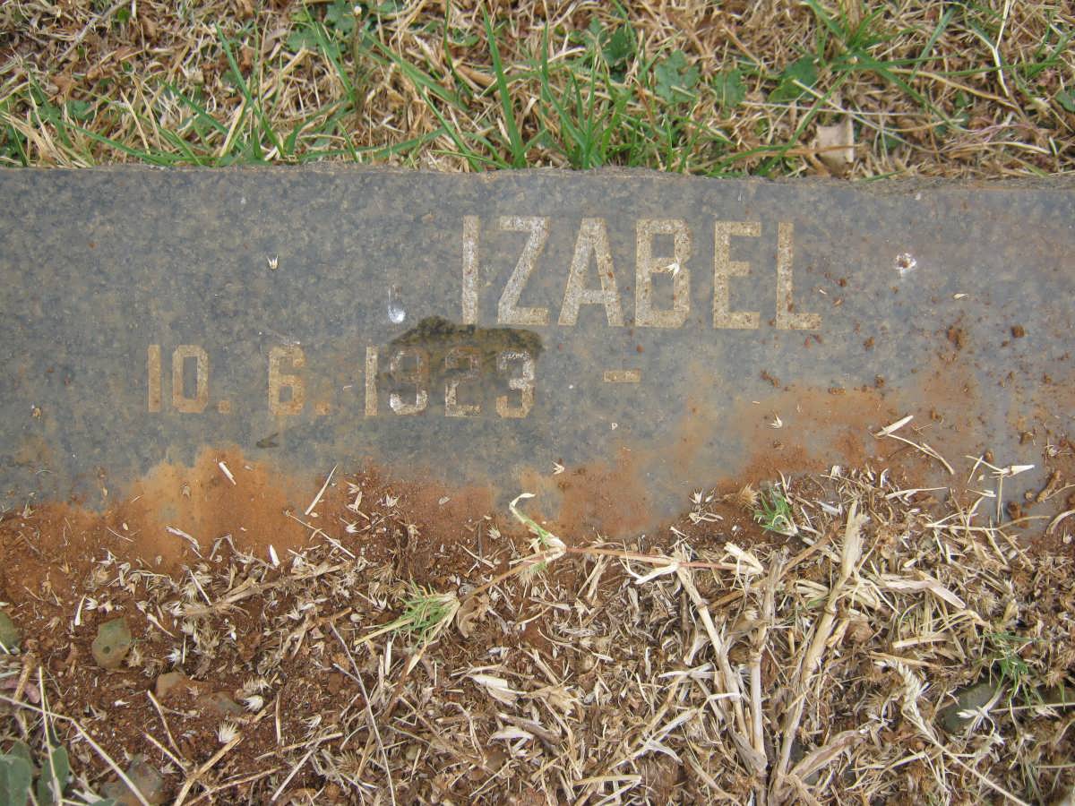 RENSBURG Pieter Willem, Jansen van 1922-1974 &amp; Izabel 1923-