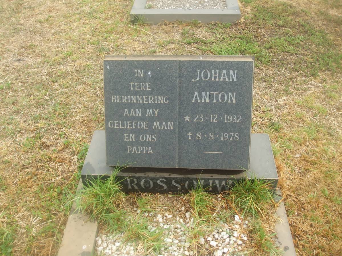 ROSSOUW Johan Anton 1932-1978