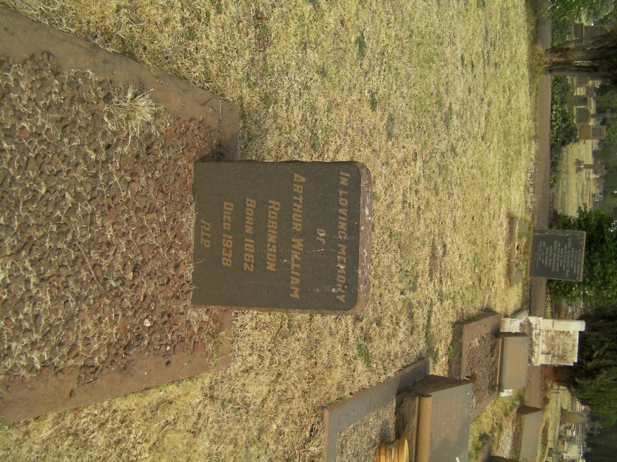 ROBINSON Arthur William 1862-1938