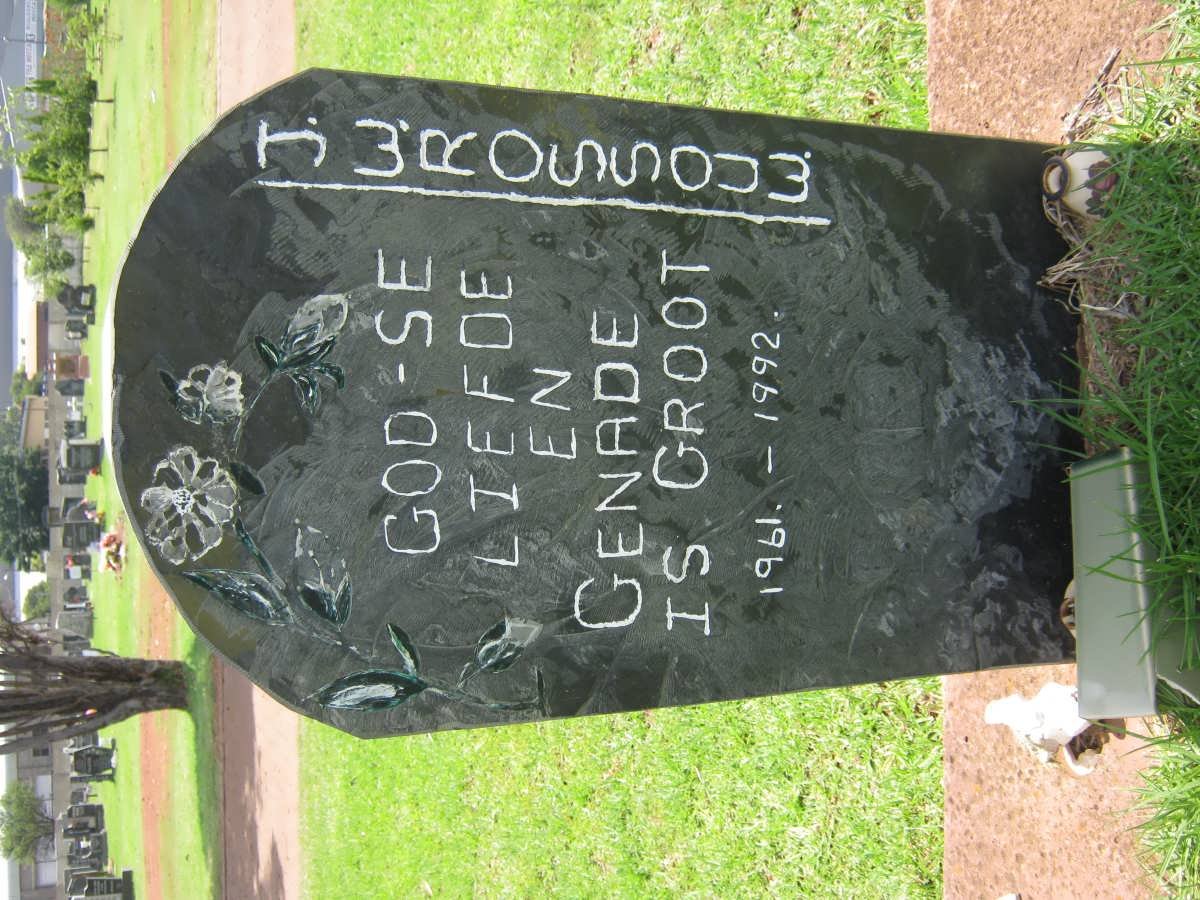 ROSSOUW J.W. 1961-1992