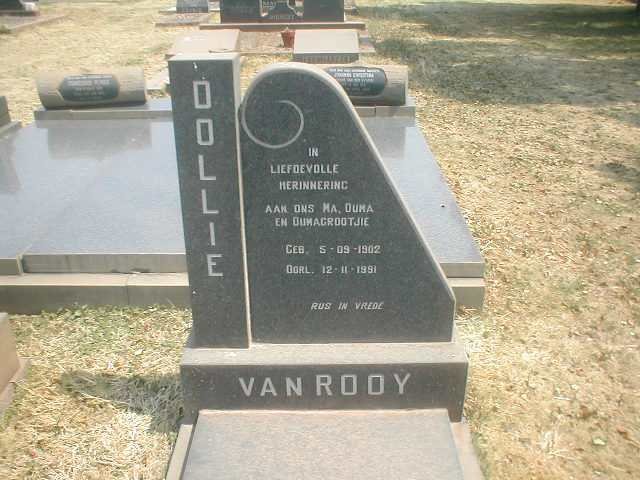 ROOY Dollie, van 1902-1991