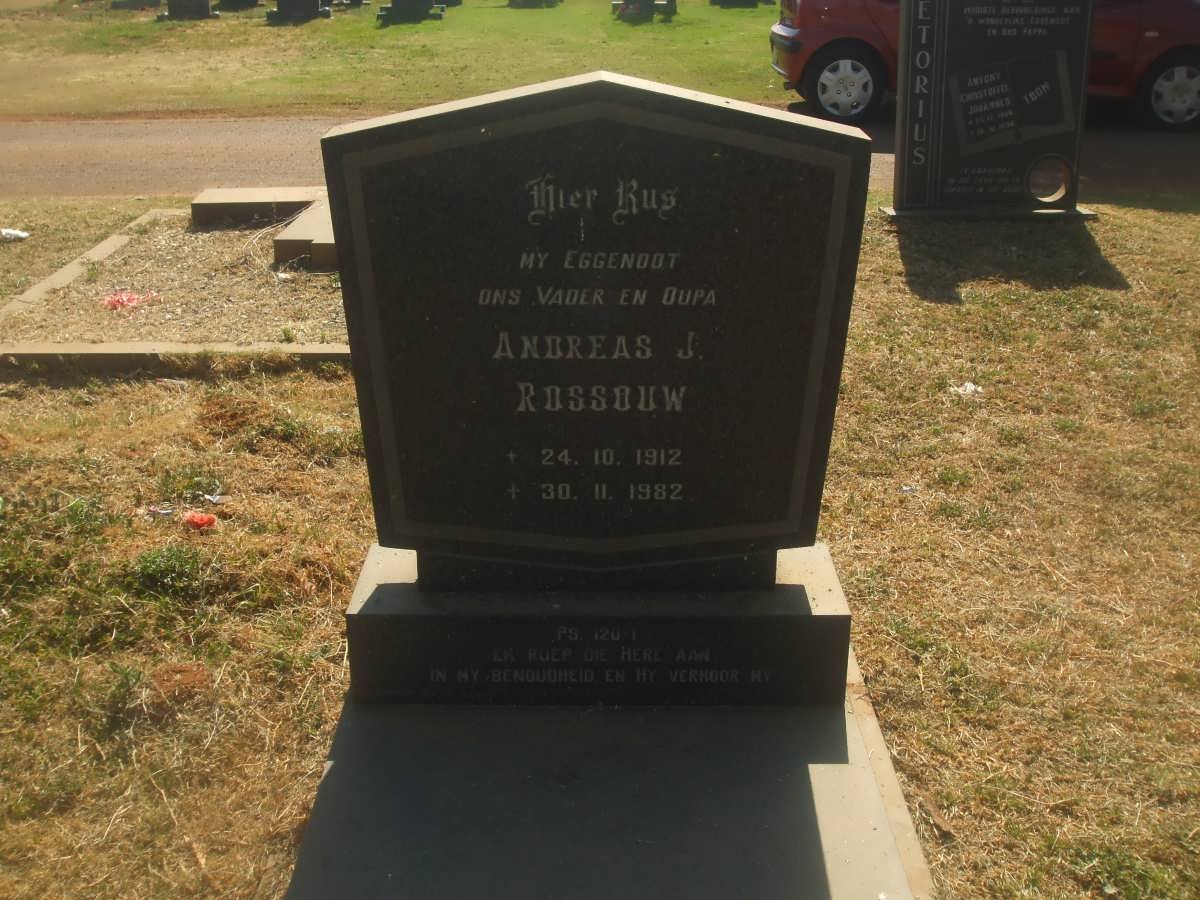 ROSSOUW Andreas J. 1912-1982