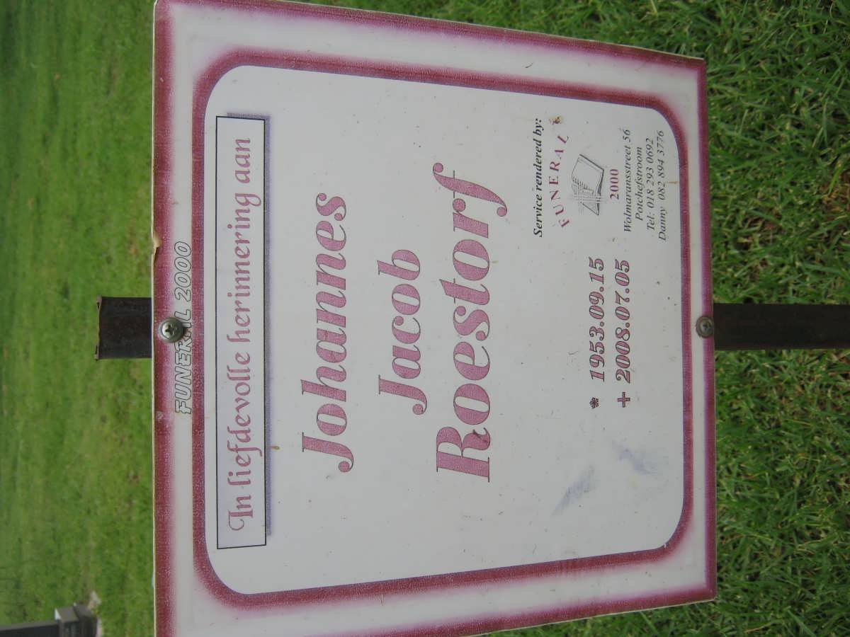 ROESTORF Johannes Jacob 1953-2008