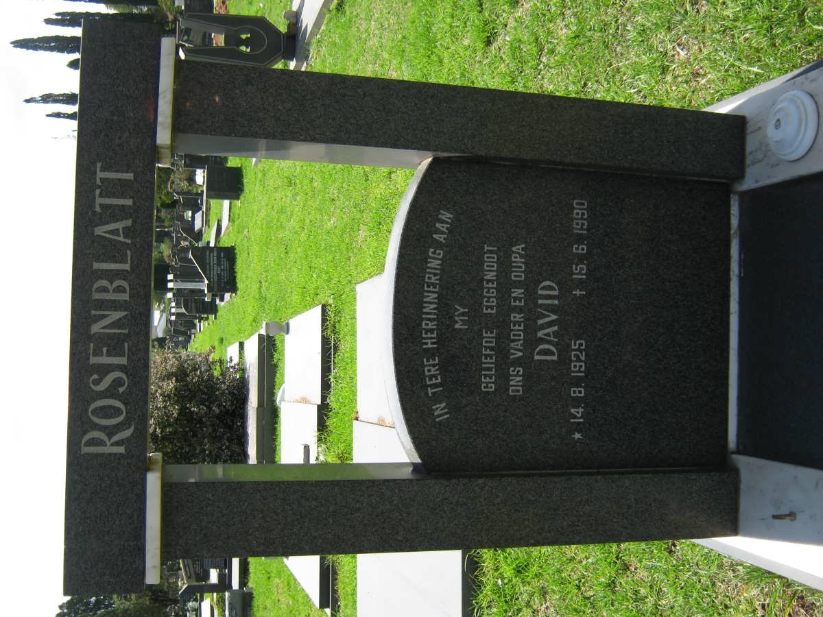 ROSENBLATT David 1925-1990