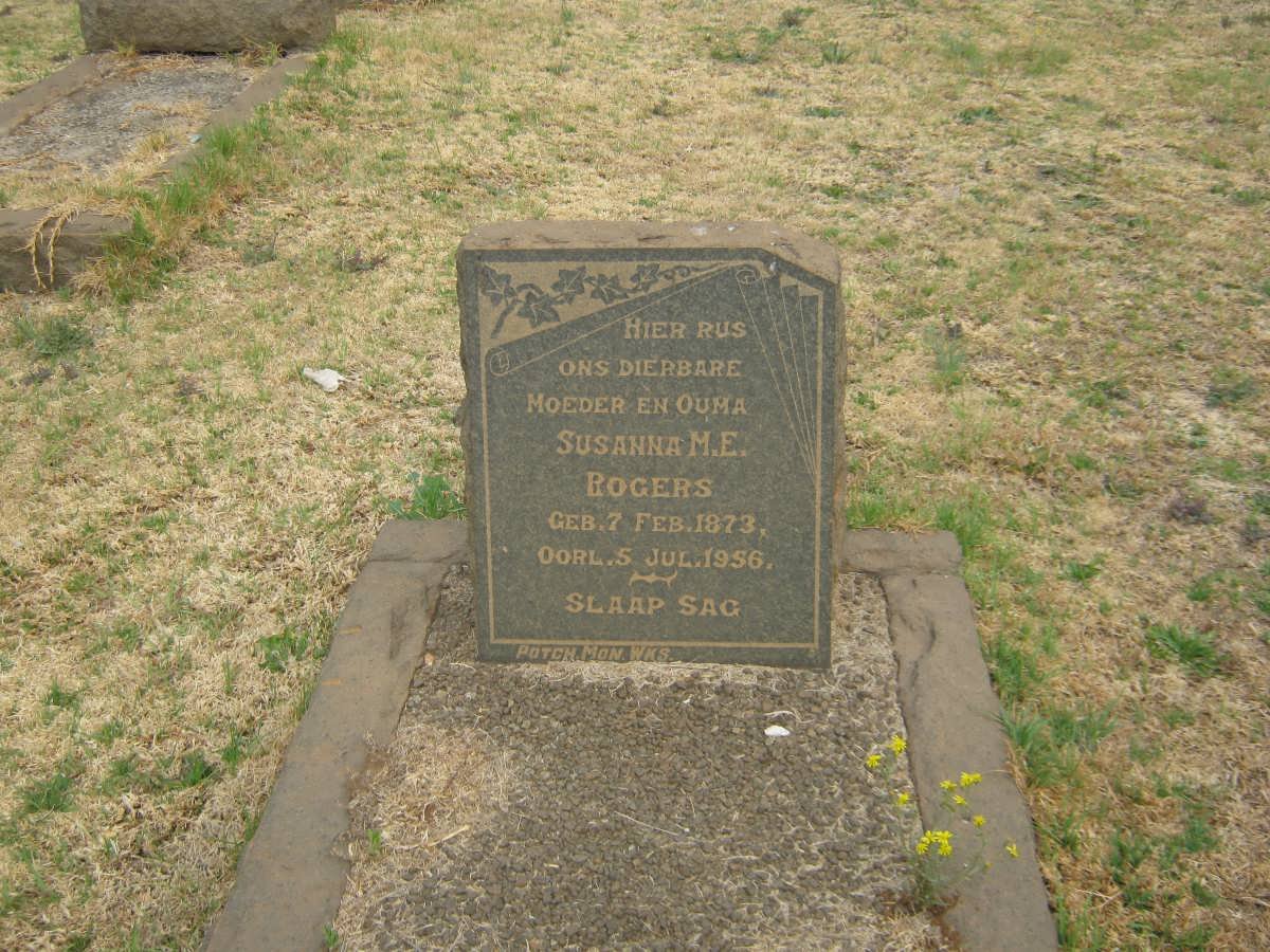 ROGERS Susanna M.E. 1873-1956