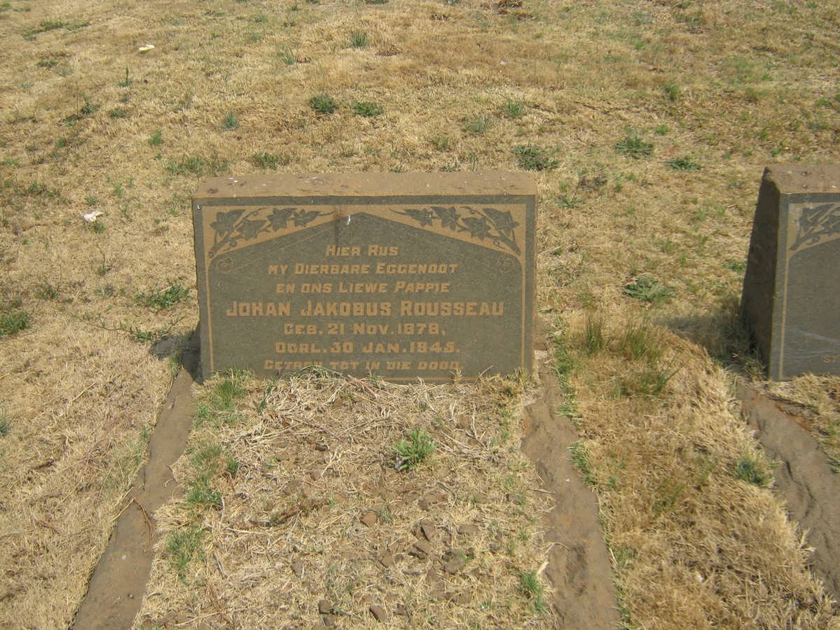 ROUSSEAU Johan Jakobus 1878-1945