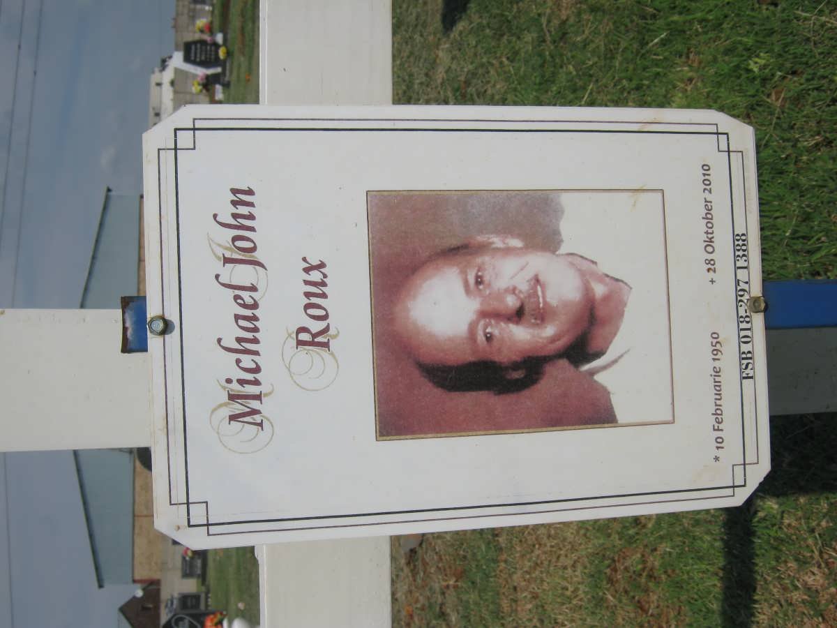 ROUX Michael John 1950-2010