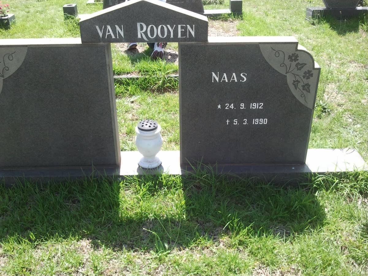 ROOYEN Naas, van 1912-1990