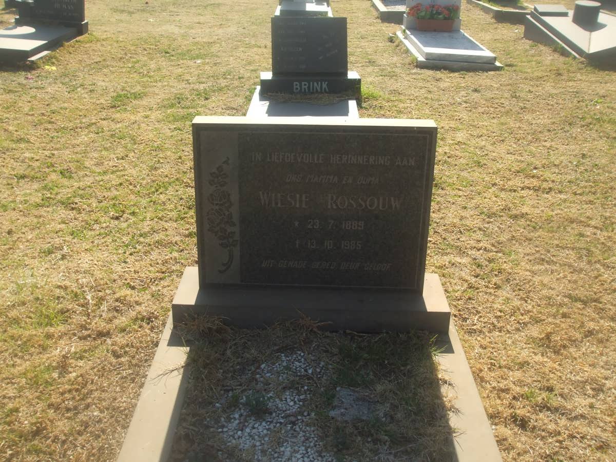 ROSSOUW Wiesie 1889-1985