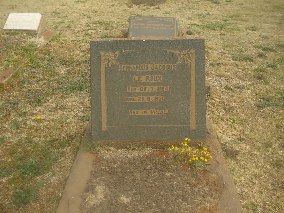 ROUX Gerhardus Jacobus, le 1864-1931