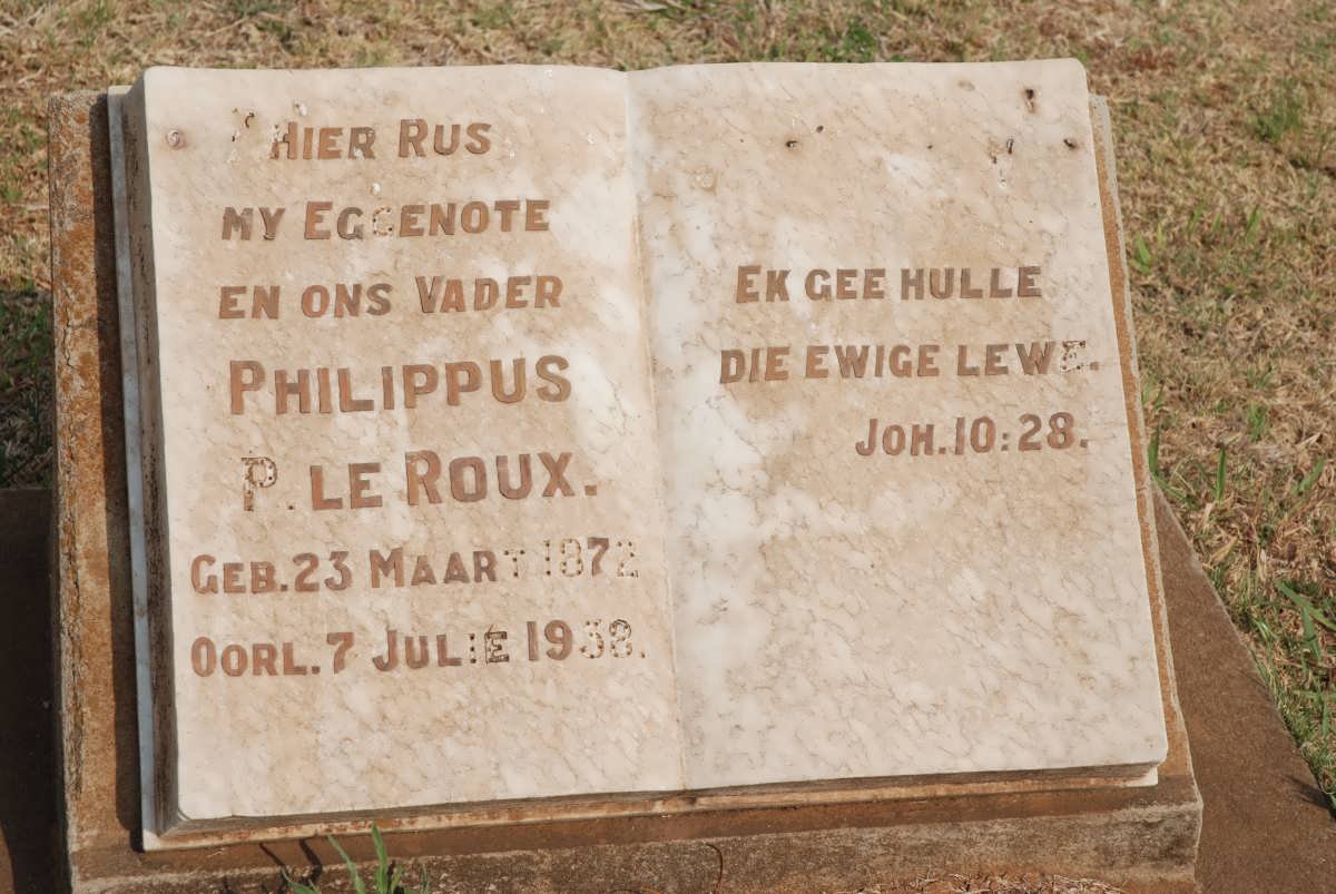 ROUX Philippus P., le 1872-1938