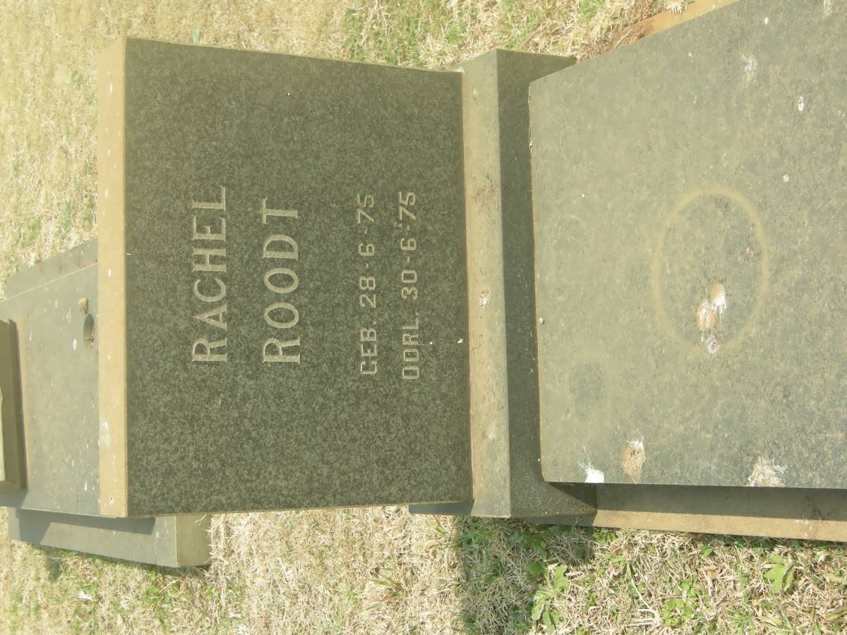 ROODT Rachel 1975-1975