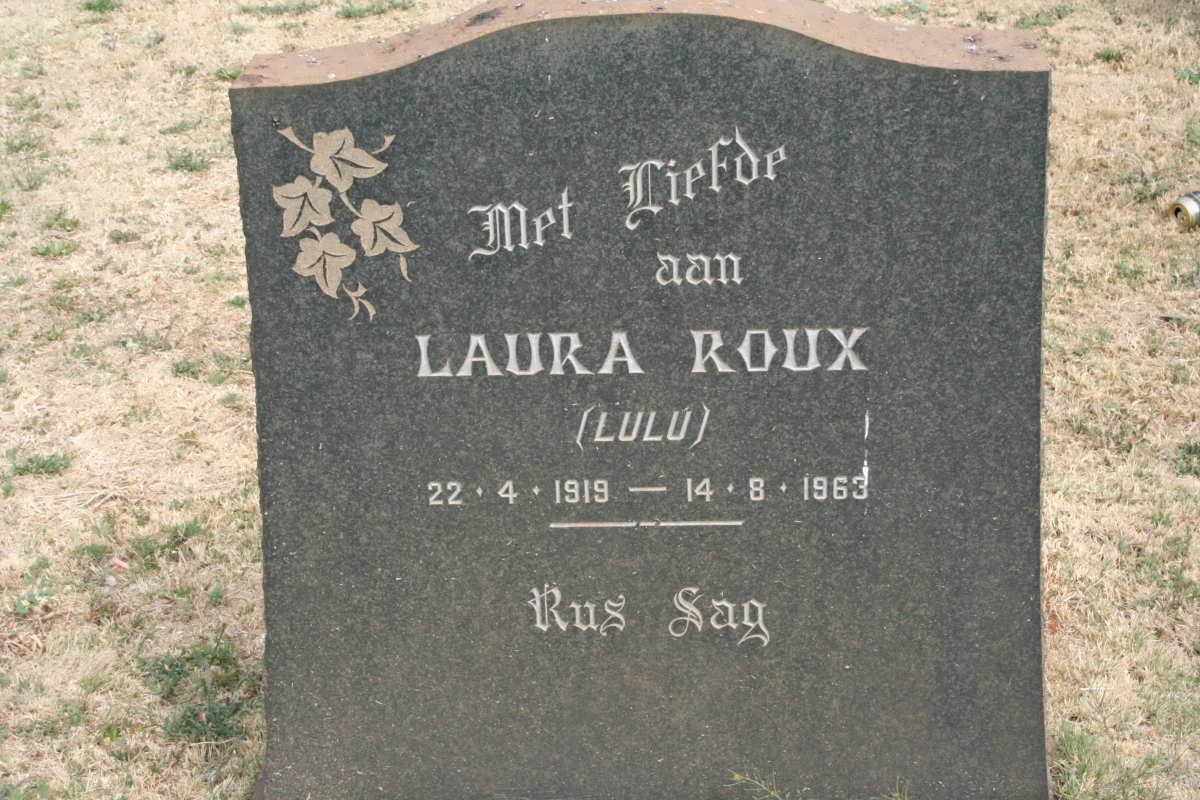 ROUX Laura 1919-1963
