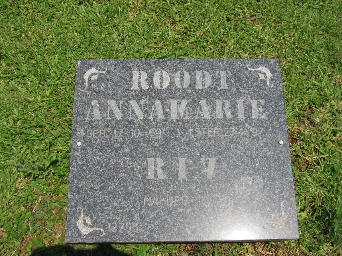 ROODT Anna-Marie 1959-1997