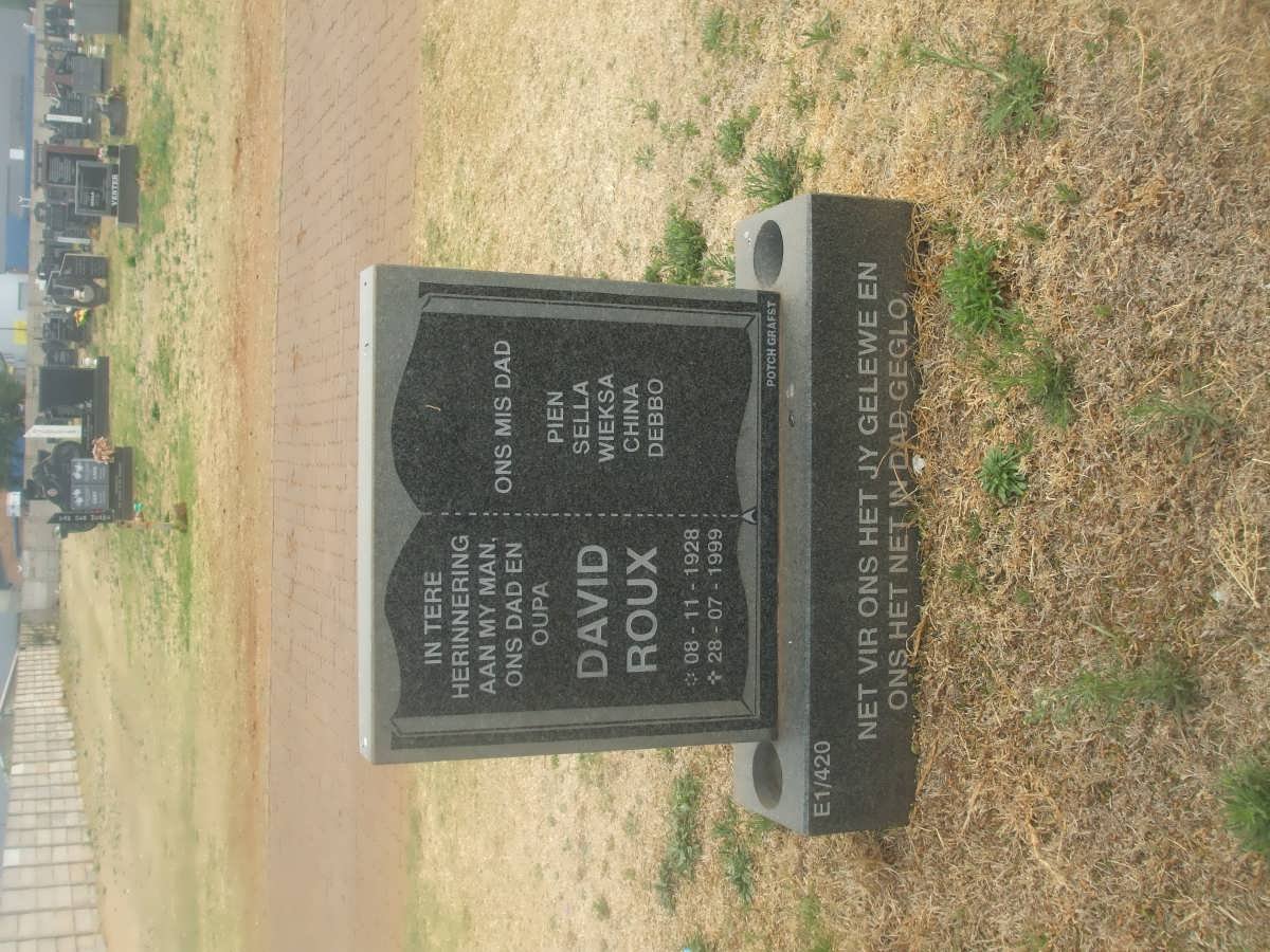 ROUX David 1928-1999