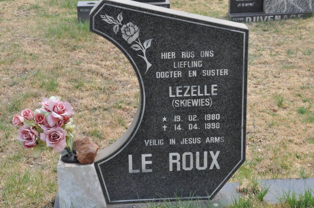 ROUX Lezelle, le 1980-1998