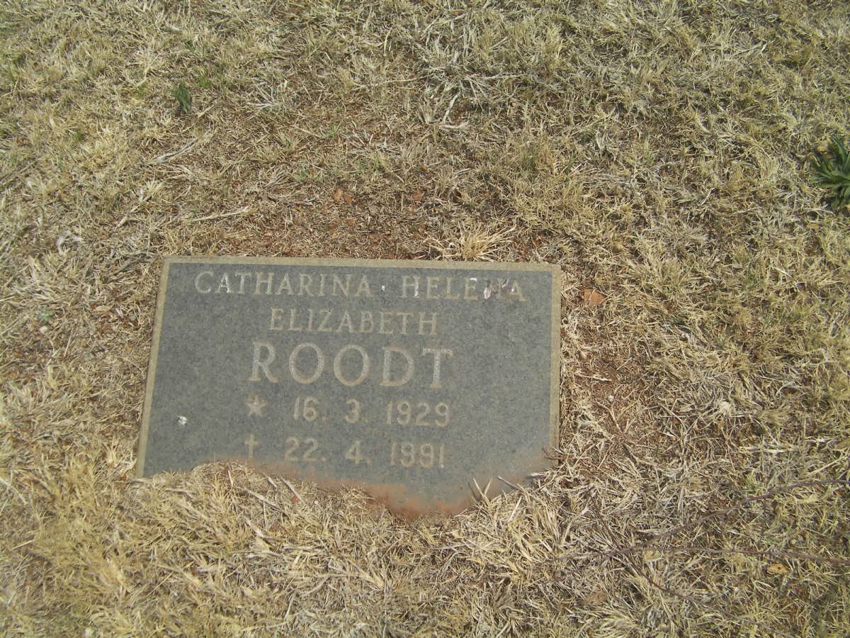 ROODT Catharina Helena Elizabeth 1929-1991