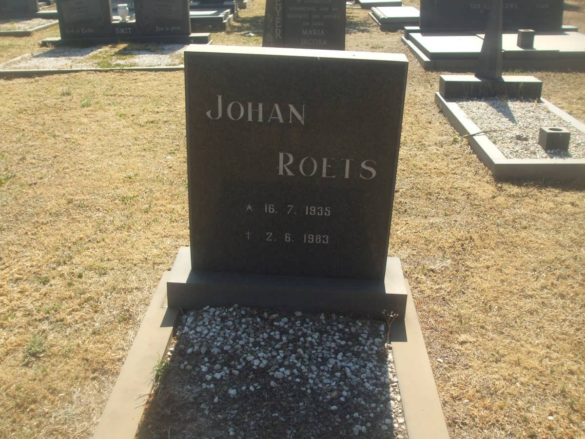 ROETS Johan 1935-1983