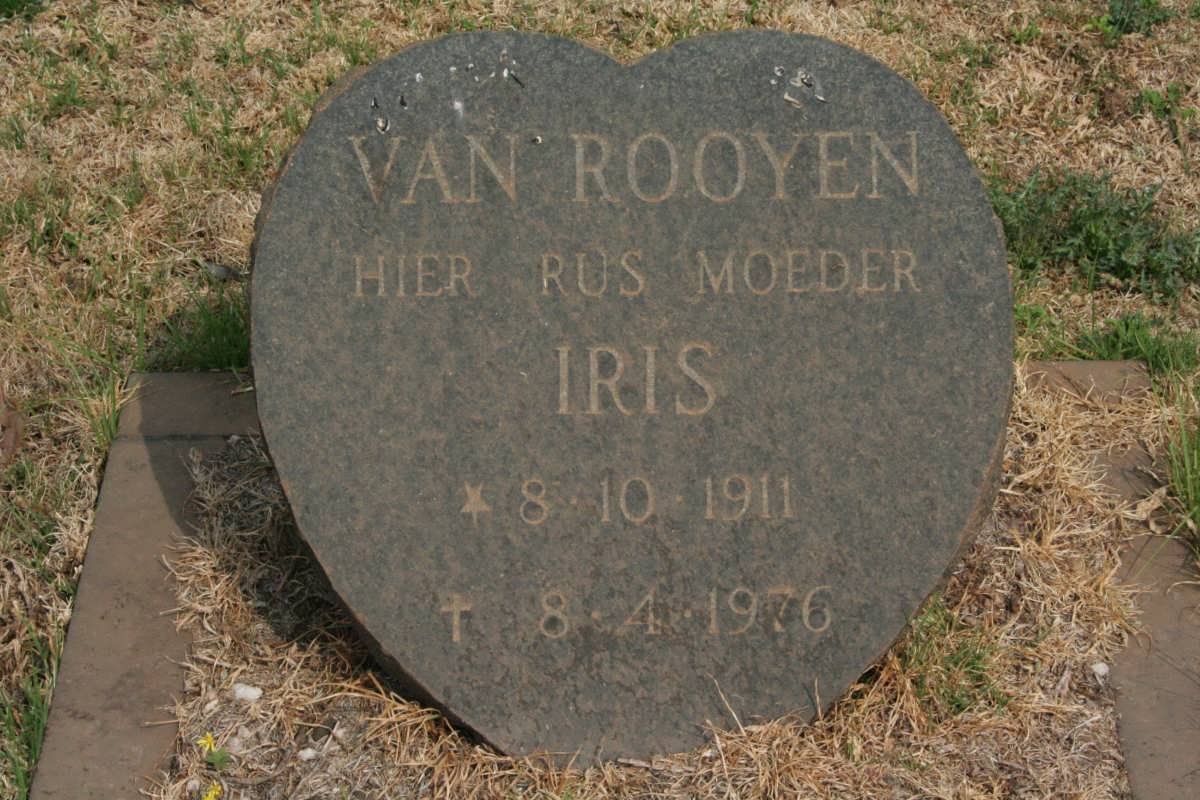 ROOYEN Iris, van 1911-1976