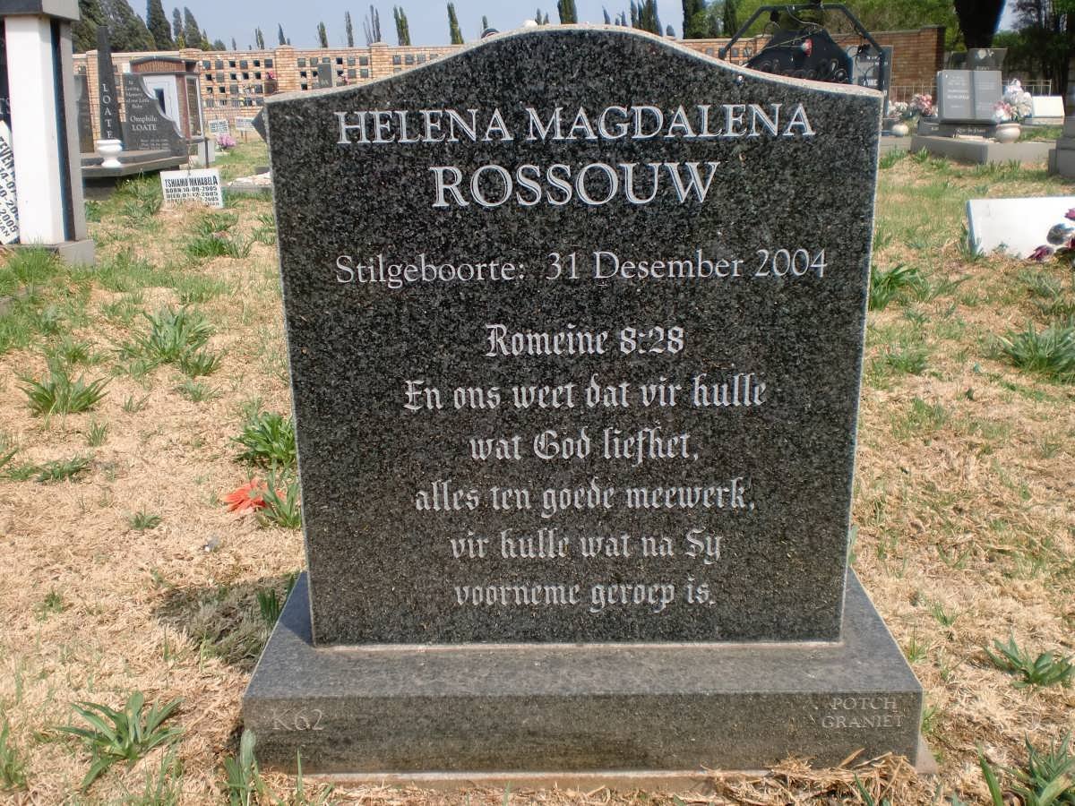 ROSSOUW Helena Magdalena 2004-2004