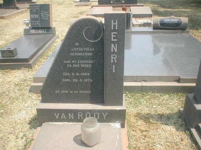 ROOY Henri, van 1893-1972